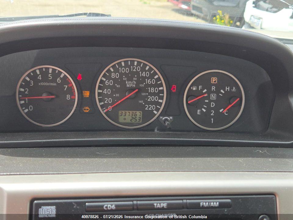 2005 NISSAN X-TRAIL XE/SE thumbnail 10