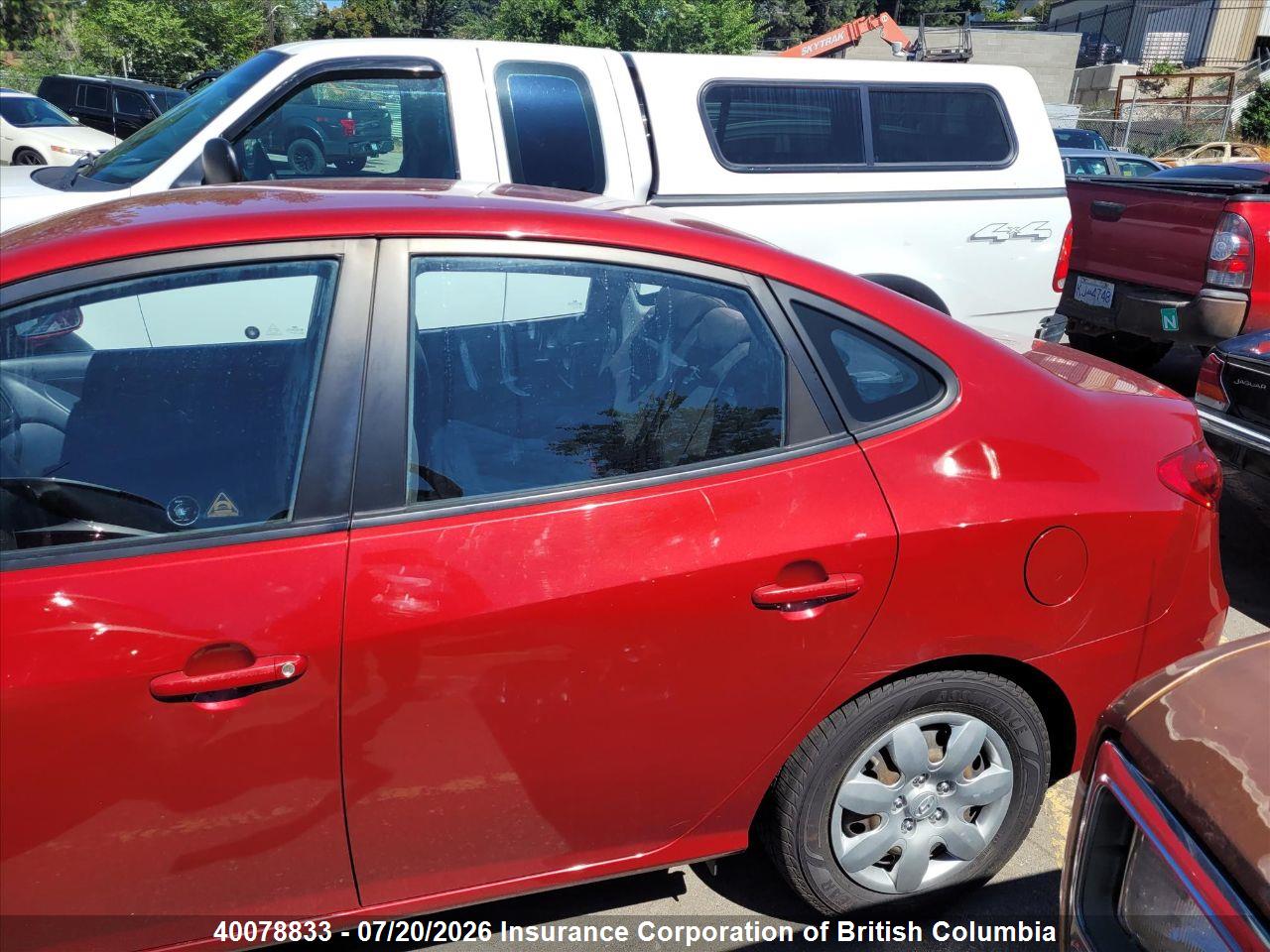 2009 HYUNDAI ELANTRA GLS/SE thumbnail 10