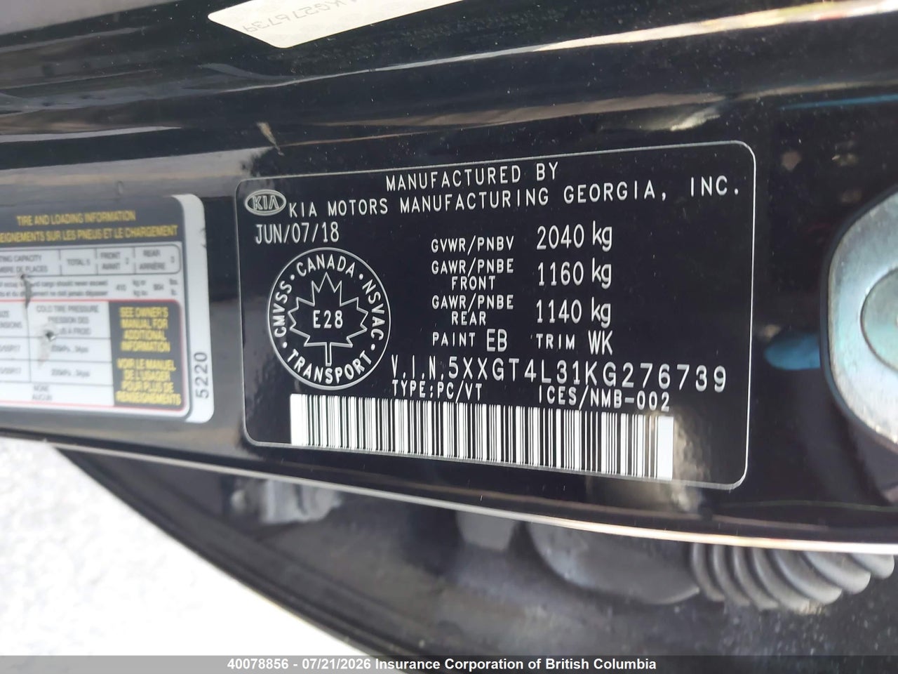 2019 KIA OPTIMA LX/S thumbnail 10