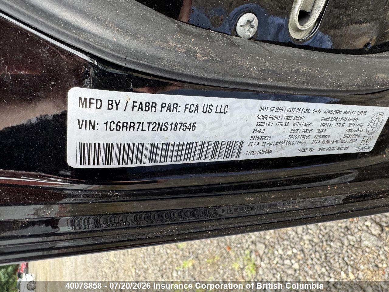 2022 RAM 1500 CLASSIC SLT thumbnail 8