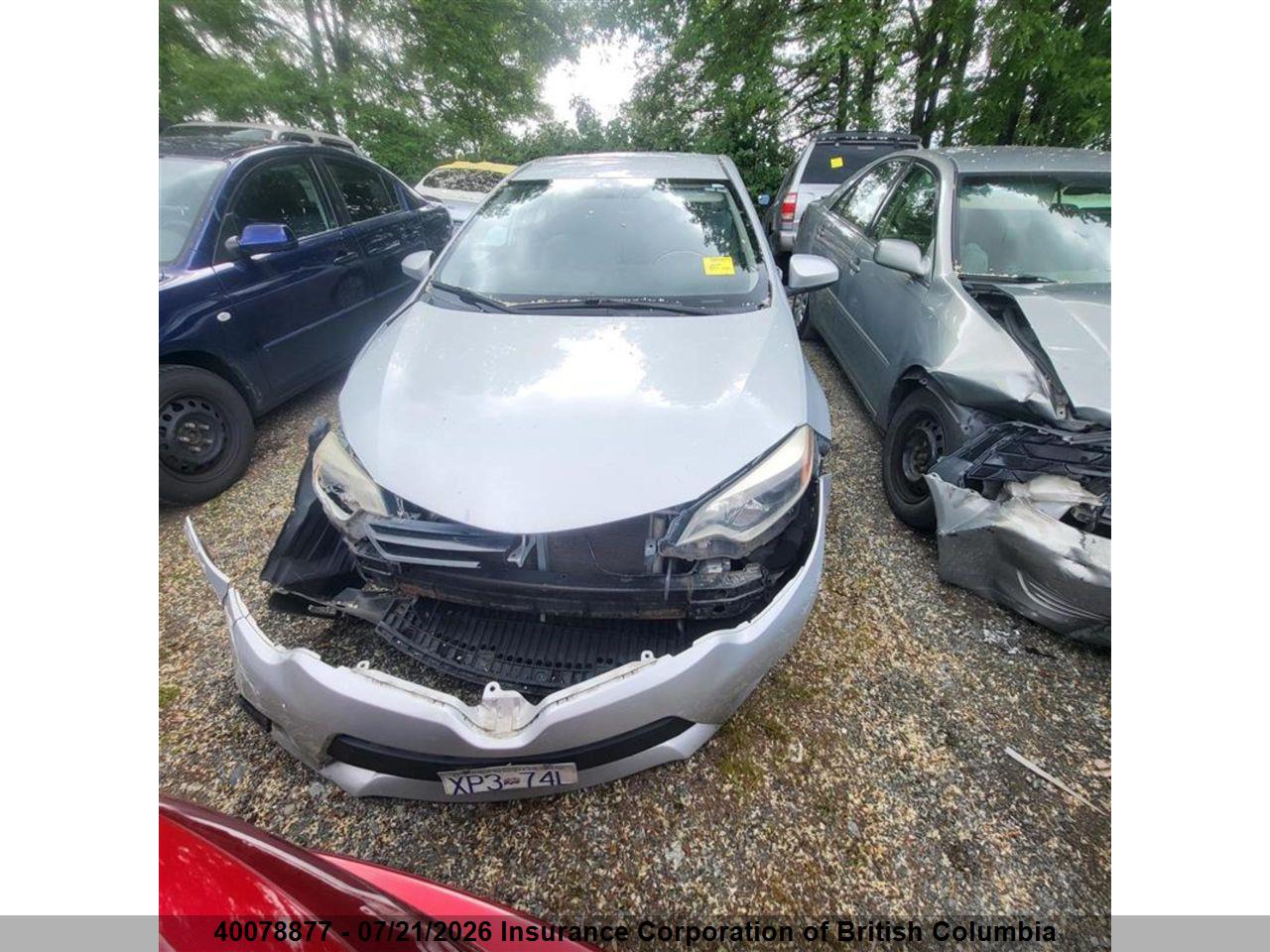 2014 TOYOTA COROLLA L/LE/LE PLS/PRM/S/S PLS thumbnail 2