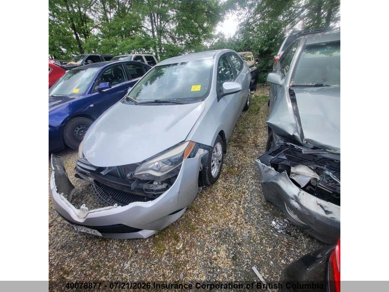 2014 TOYOTA COROLLA L/LE/LE PLS/PRM/S/S PLS thumbnail 3