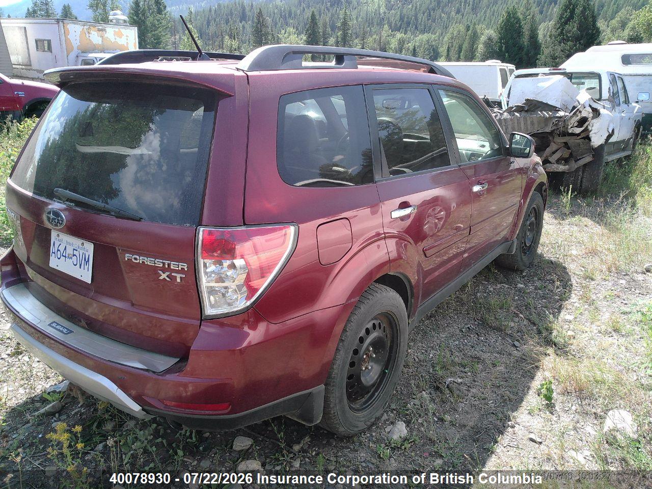 2009 SUBARU FORESTER 2.5XT LIMITED thumbnail 5
