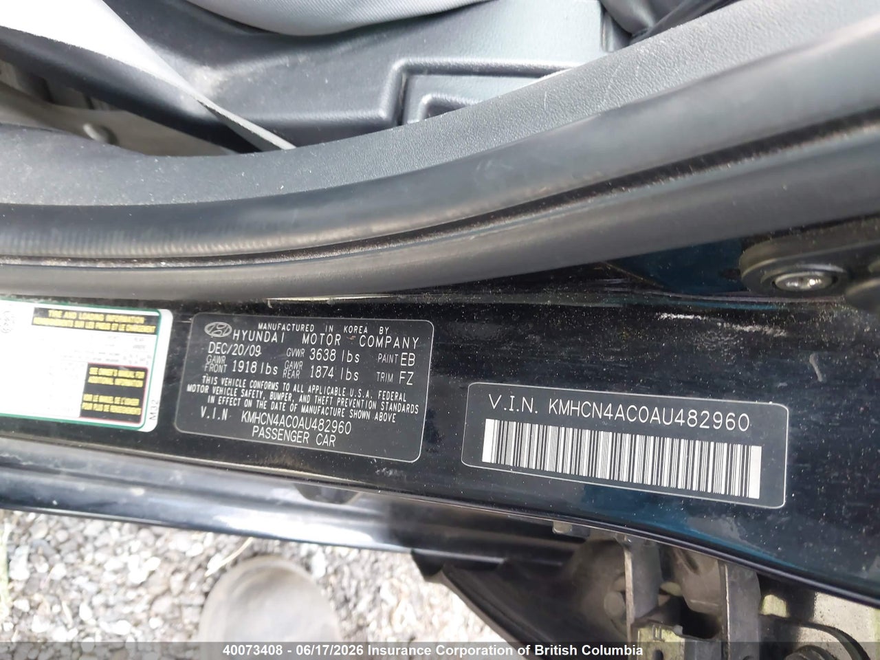 2010 HYUNDAI ACCENT GLS thumbnail 10