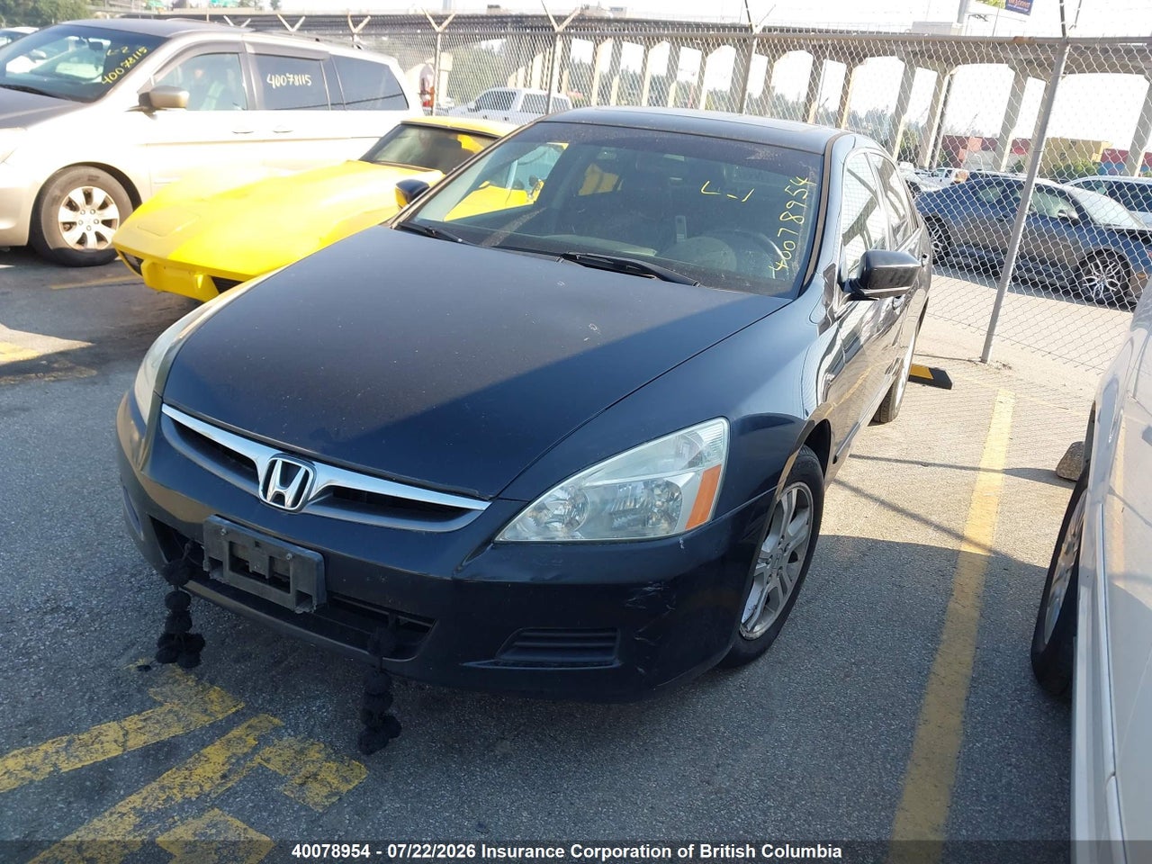 2007 HONDA ACCORD EX thumbnail 3