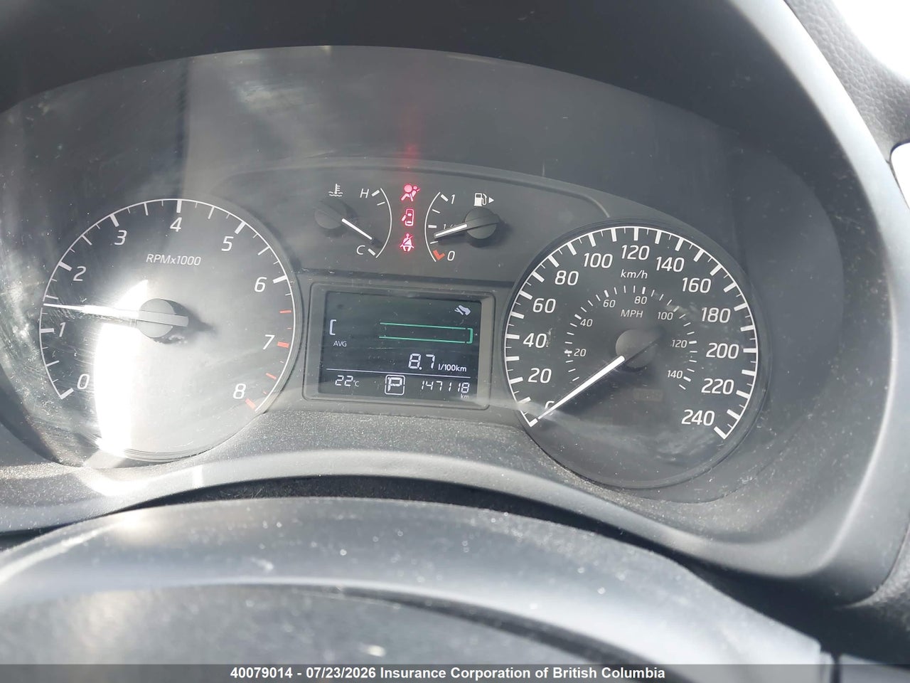 2014 NISSAN SENTRA S/SV/SR/SL thumbnail 8