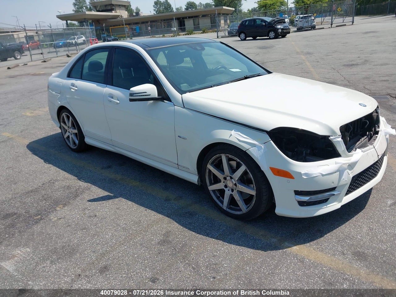 2012 MERCEDES BENZ C 350 4MATIC thumbnail 2