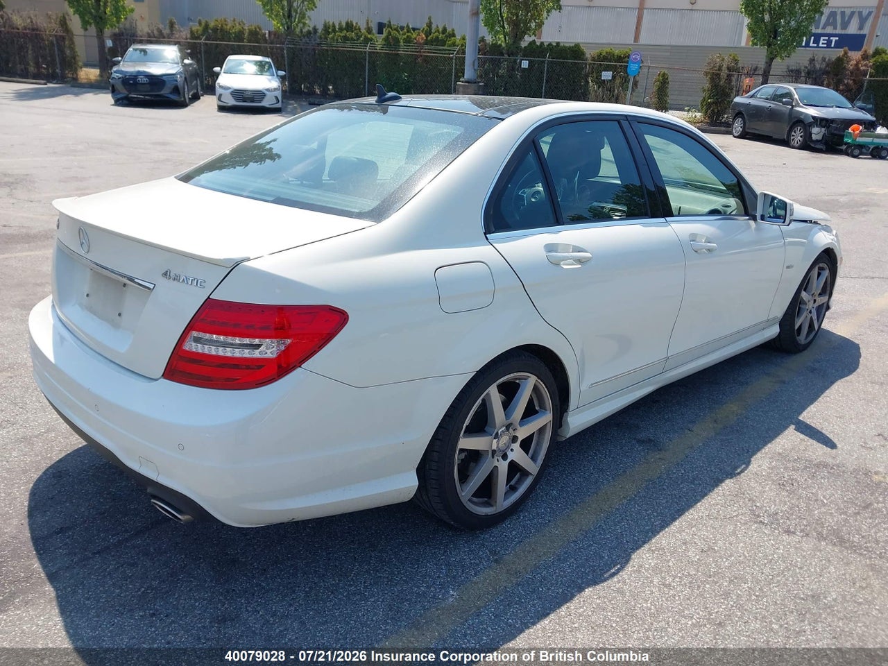 2012 MERCEDES BENZ C 350 4MATIC thumbnail 5