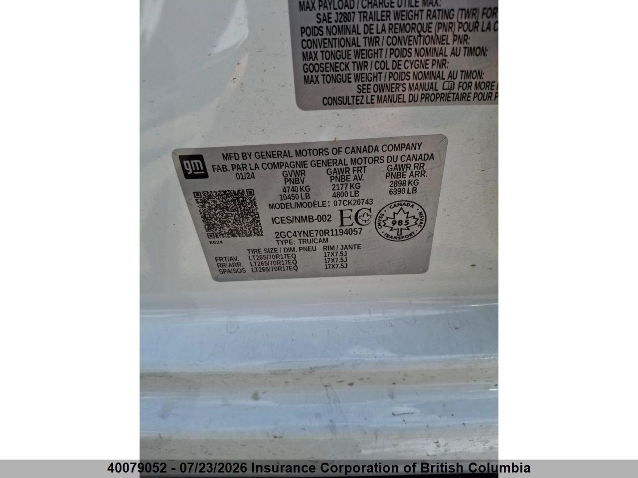 2024 CHEVROLET SILVERADO K2500 HEAVY DUTY LT thumbnail 7