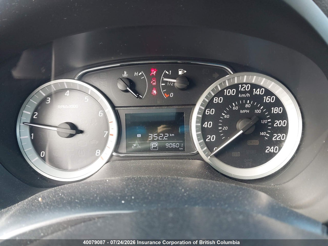 2015 NISSAN SENTRA S/SV/SR/SL thumbnail 8
