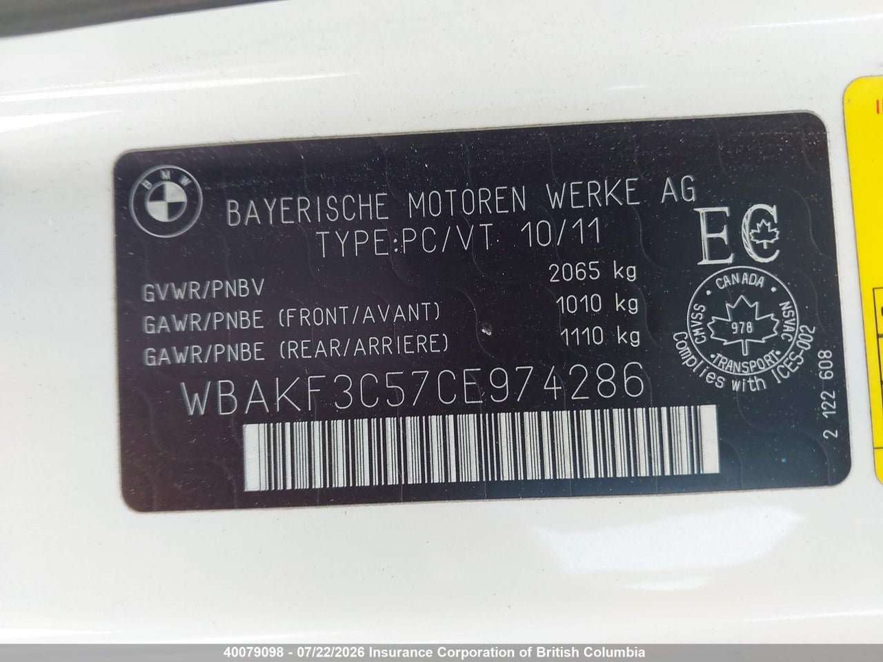 2012 BMW 328I thumbnail 10