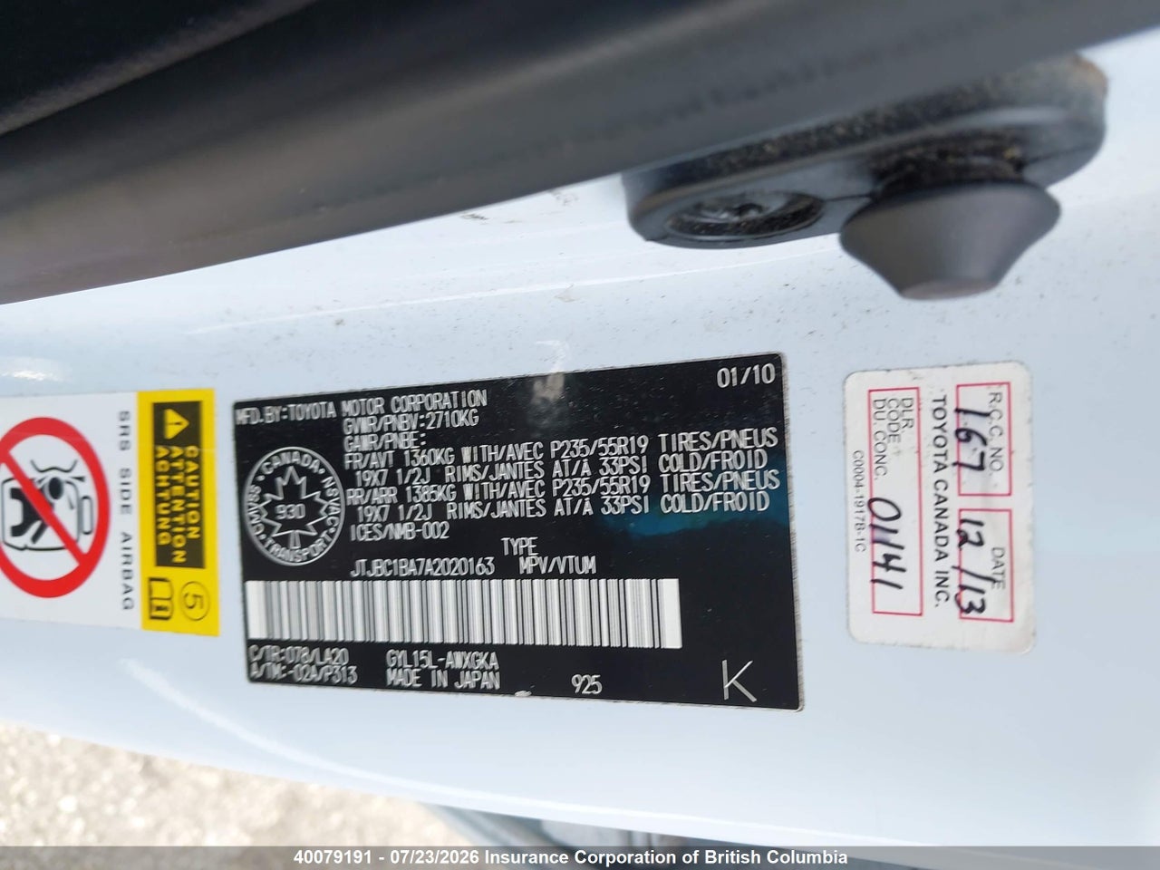 2010 LEXUS RX 450 thumbnail 10