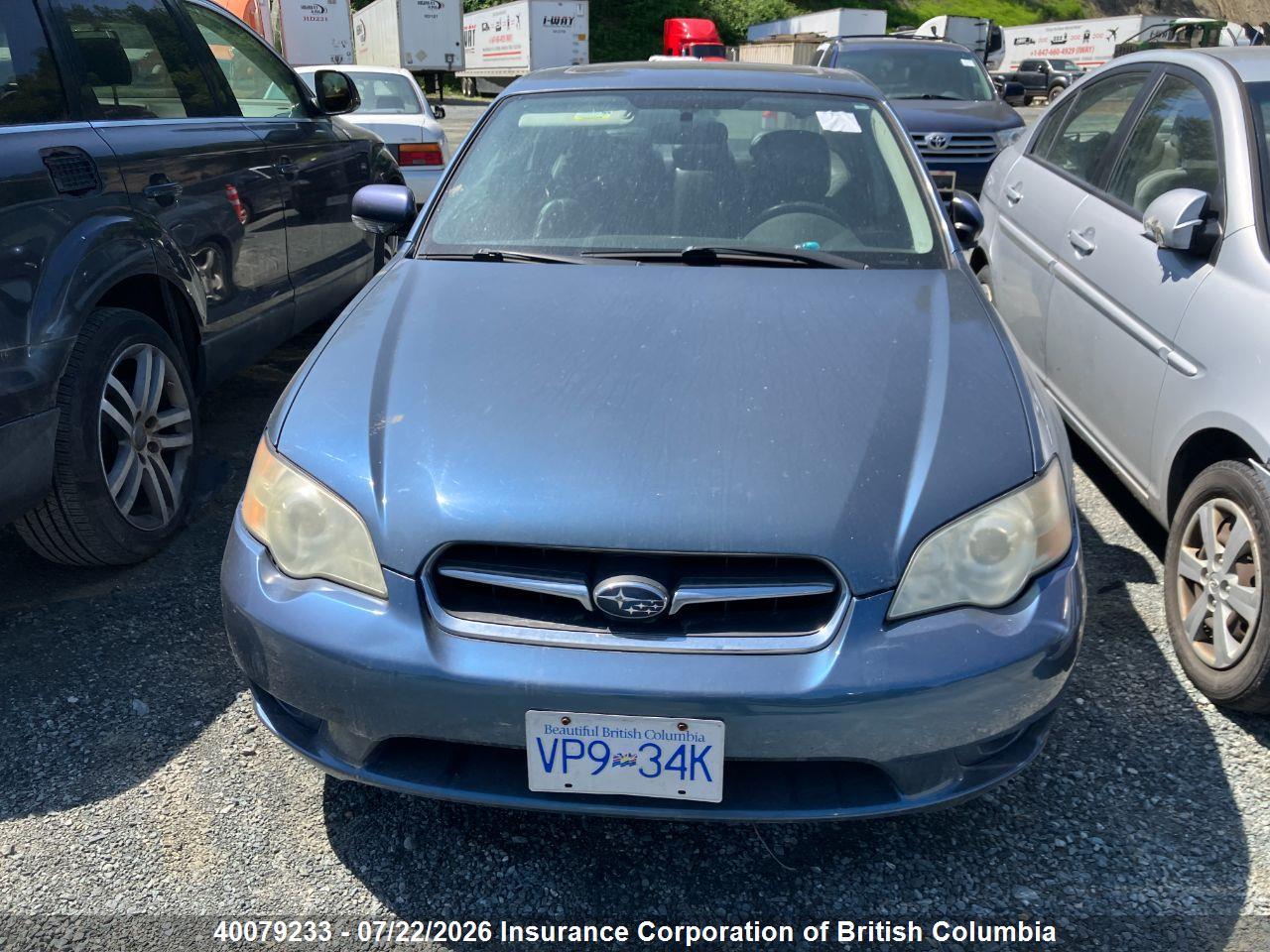 2006 SUBARU LEGACY 2.5I thumbnail 2