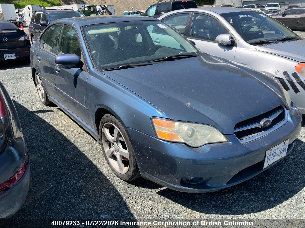 2006 SUBARU LEGACY 2.5I thumbnail 3