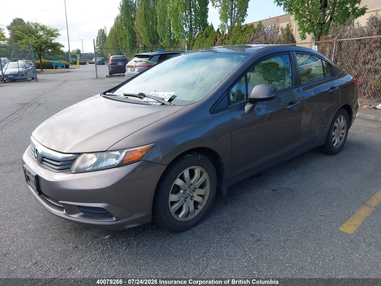 2012 HONDA CIVIC thumbnail 3