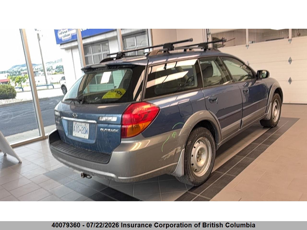 2007 SUBARU OUTBACK OUTBACK 2.5I thumbnail 5