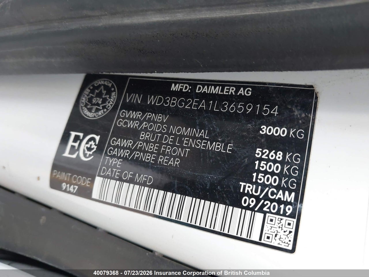 2020 MERCEDES BENZ METRIS thumbnail 10
