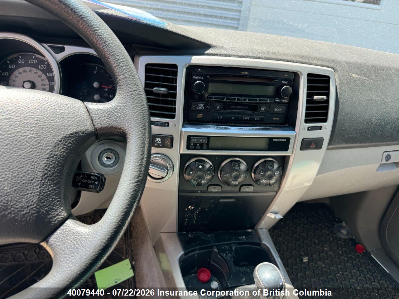 2003 TOYOTA 4RUNNER SR5/SPORT thumbnail 12