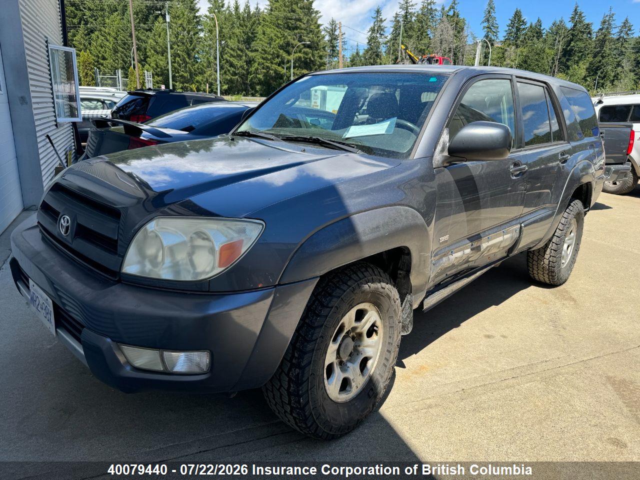 2003 TOYOTA 4RUNNER SR5/SPORT thumbnail 3