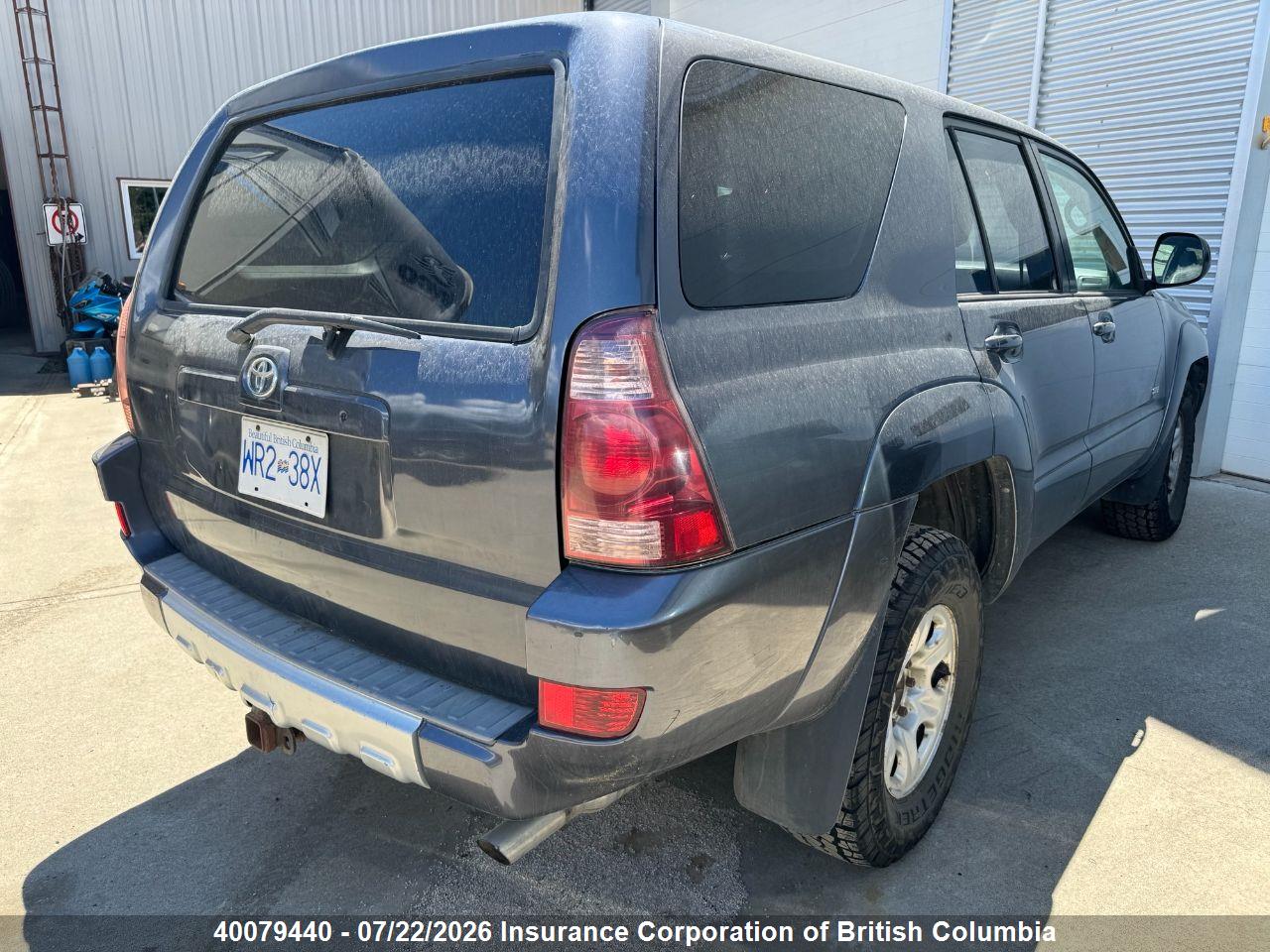 2003 TOYOTA 4RUNNER SR5/SPORT thumbnail 5