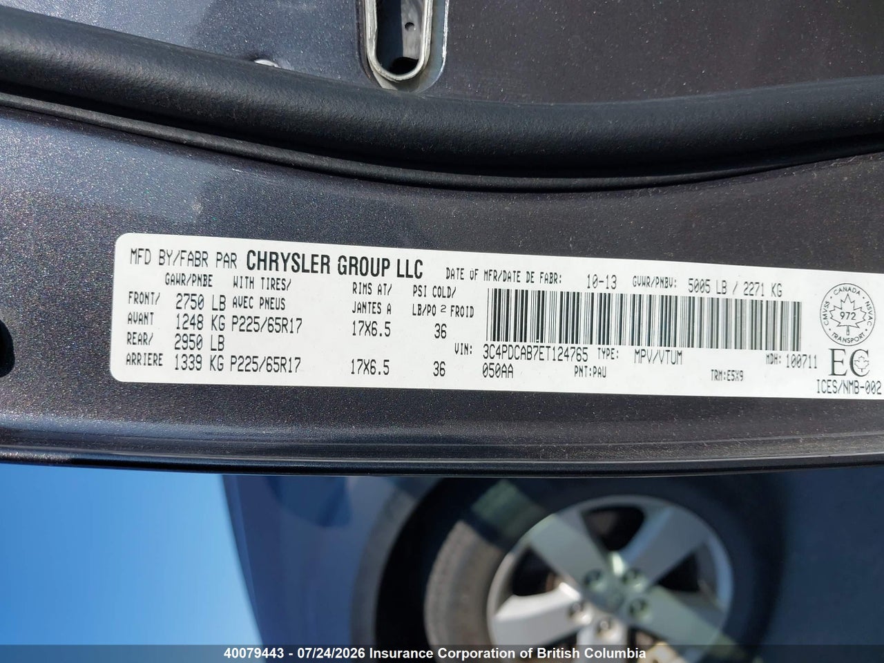 2014 DODGE JOURNEY SE thumbnail 10