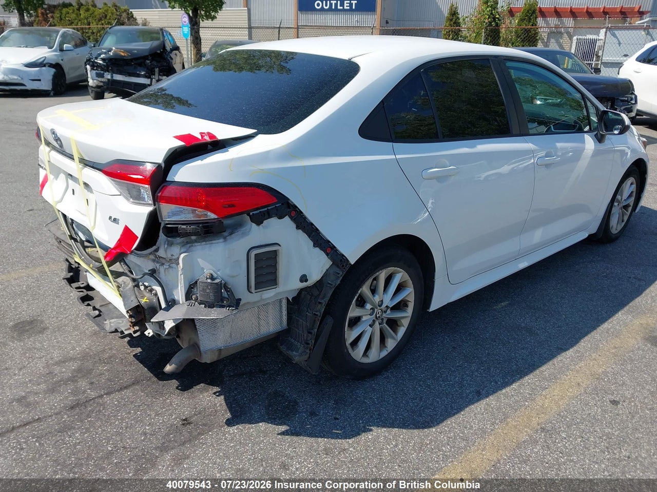 2020 TOYOTA COROLLA LE thumbnail 5