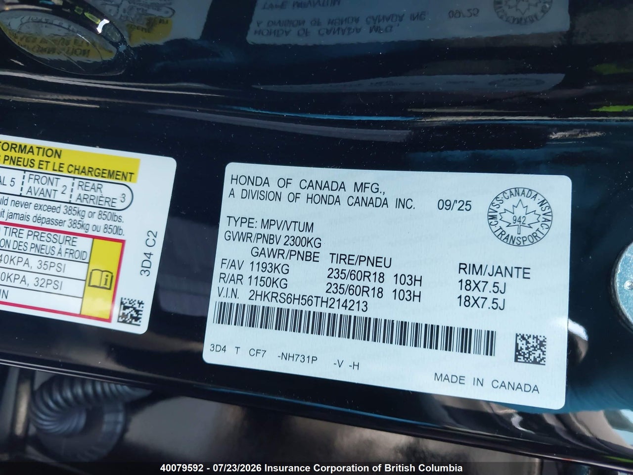 2026 HONDA CR-V thumbnail 10