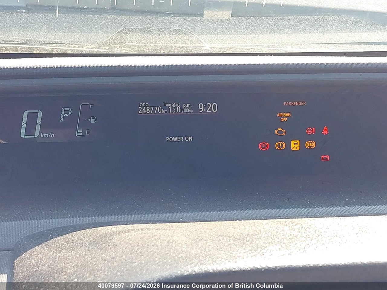 2015 TOYOTA PRIUS thumbnail 8
