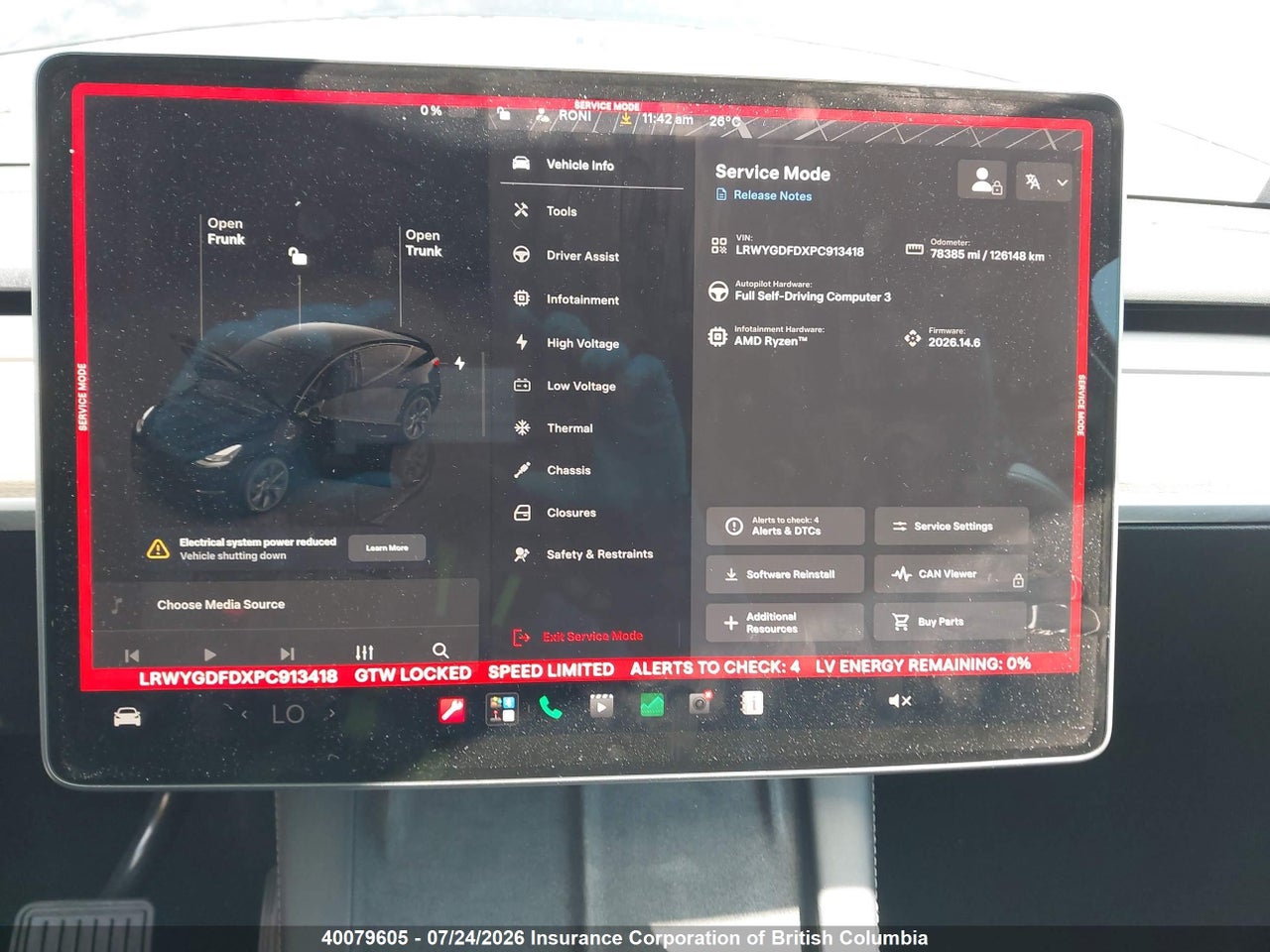 2023 TESLA MODEL Y RWD thumbnail 8