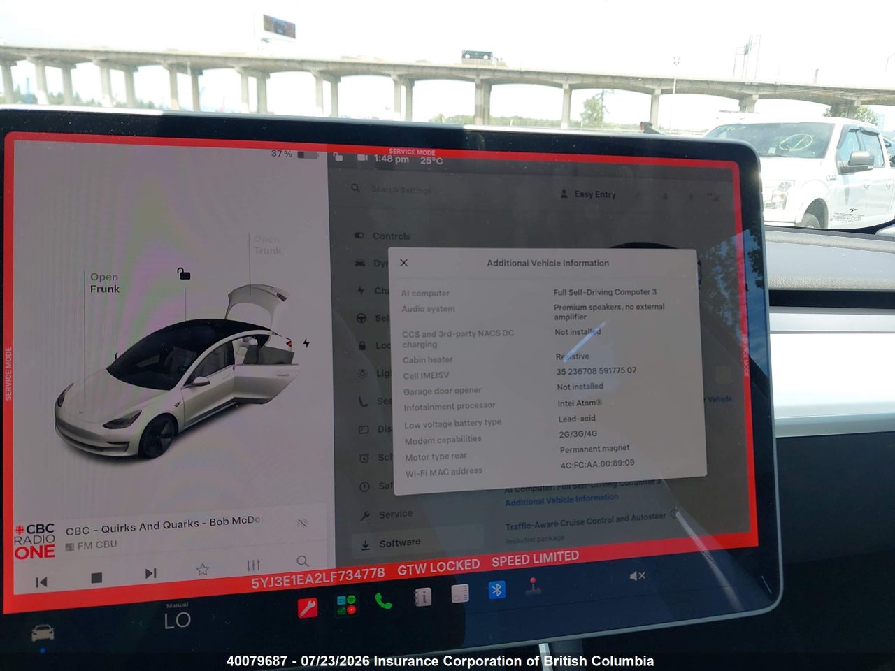 2020 TESLA MODEL 3 STANDARD RANGE PLUS thumbnail 8