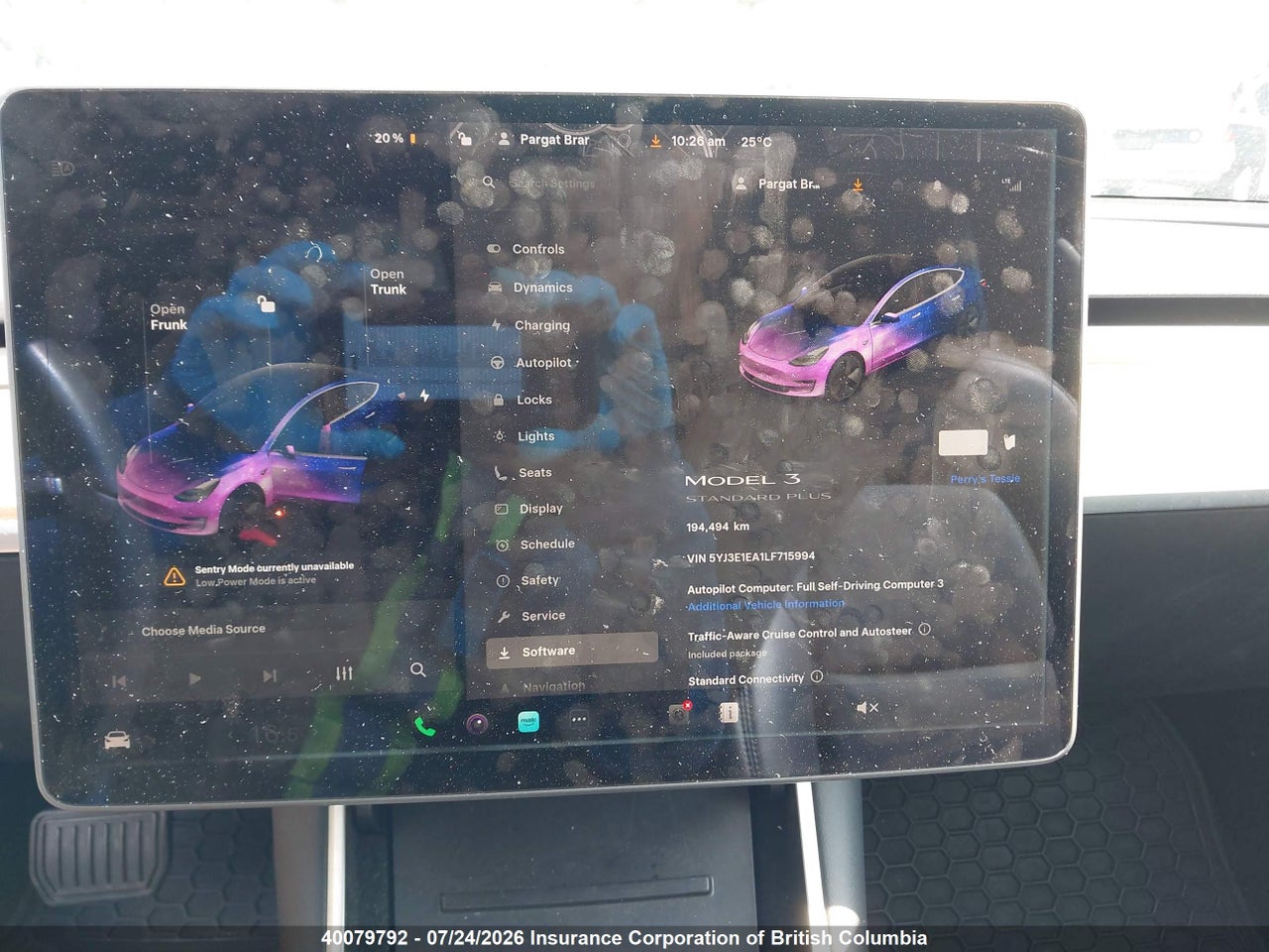 2020 TESLA MODEL 3 thumbnail 8