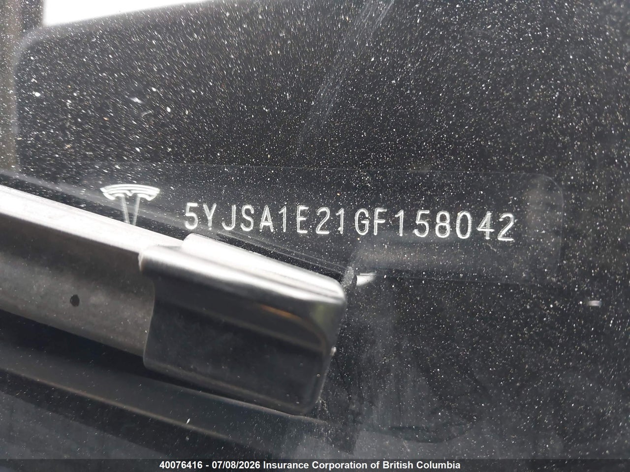 5YJSA1E21GF158042 · 2016 TESLA MODEL S · 9/12