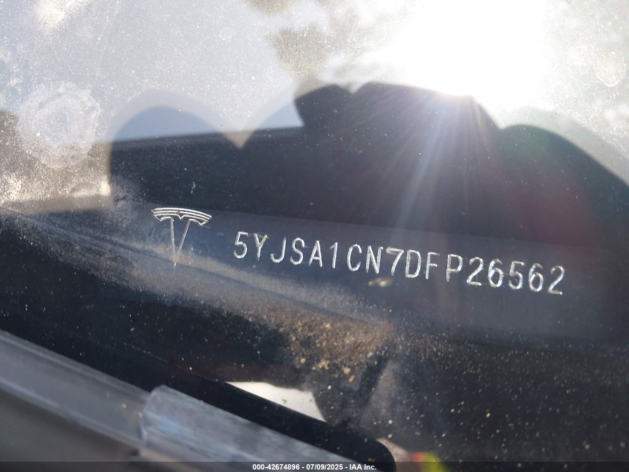 5YJSA1CN7DF****** · 2013 TESLA MODEL S   · 9/12