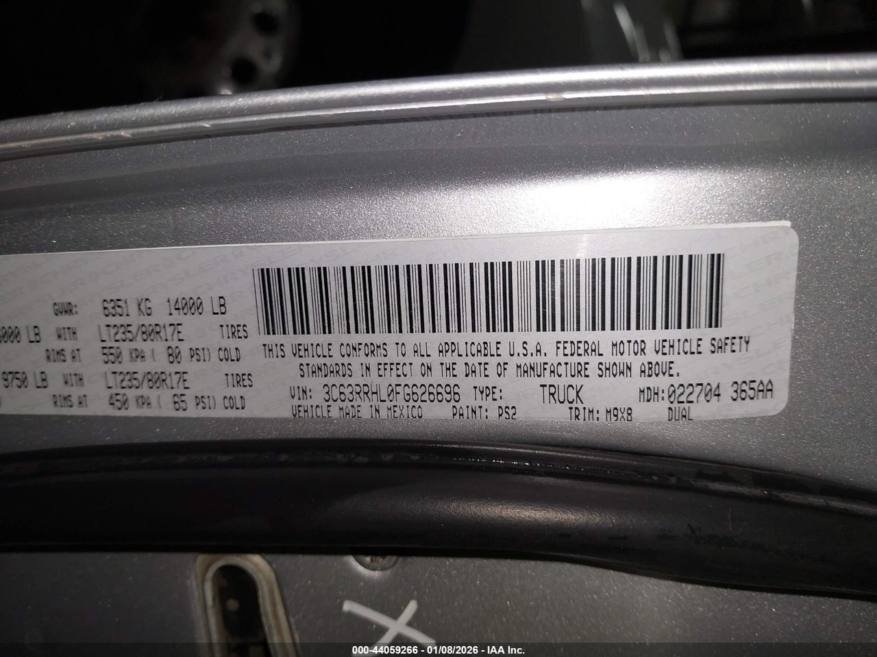 2015 RAM 3500 SLT thumbnail 10