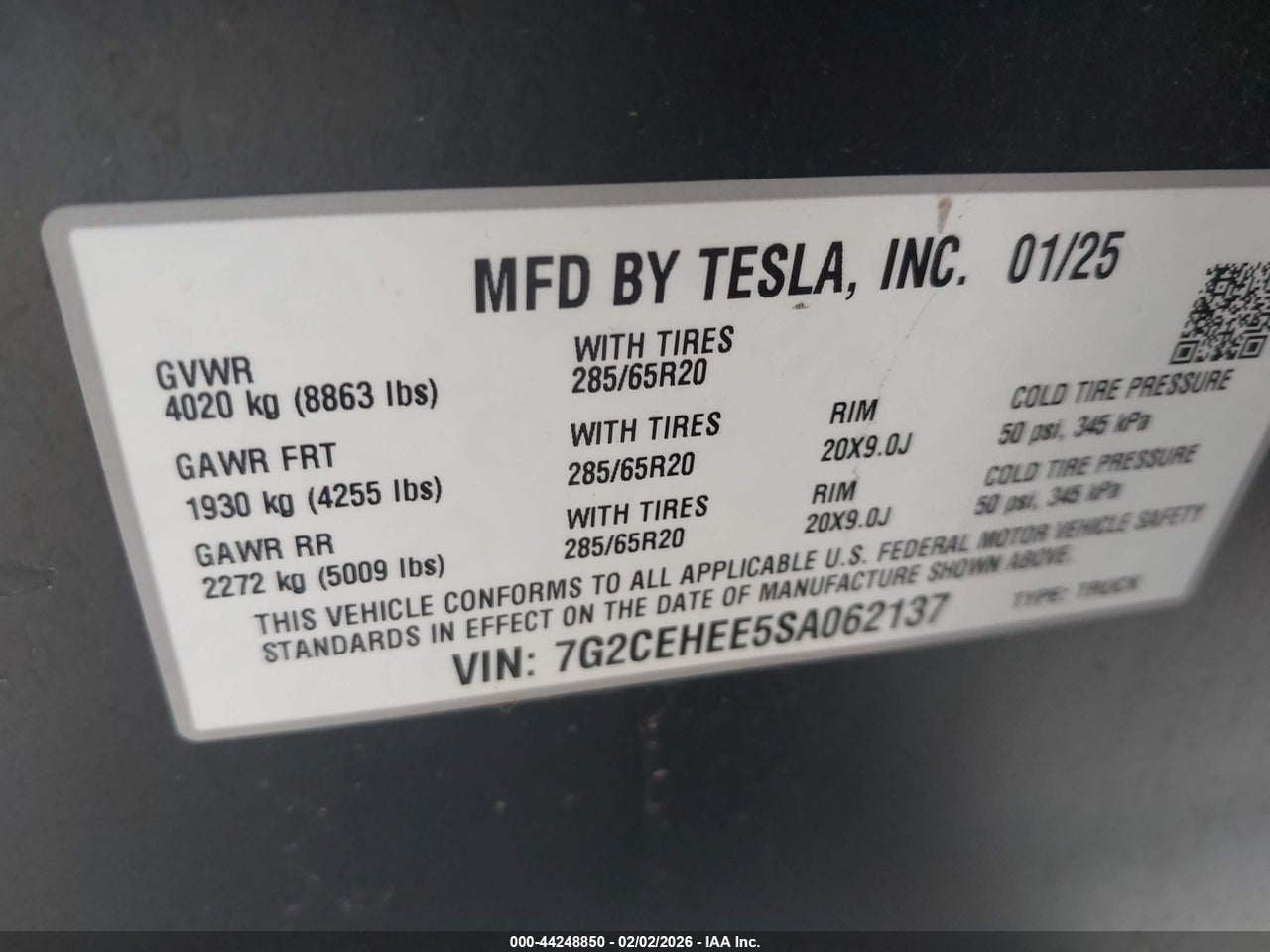 2025 TESLA CYBERTRUCK CYBERBEAST thumbnail 10