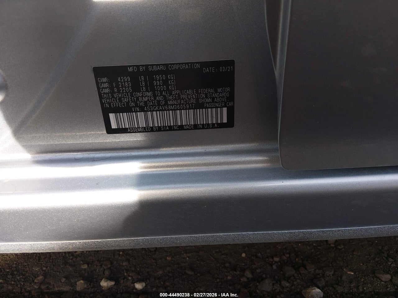 2021 SUBARU IMPREZA PREMIUM thumbnail 10