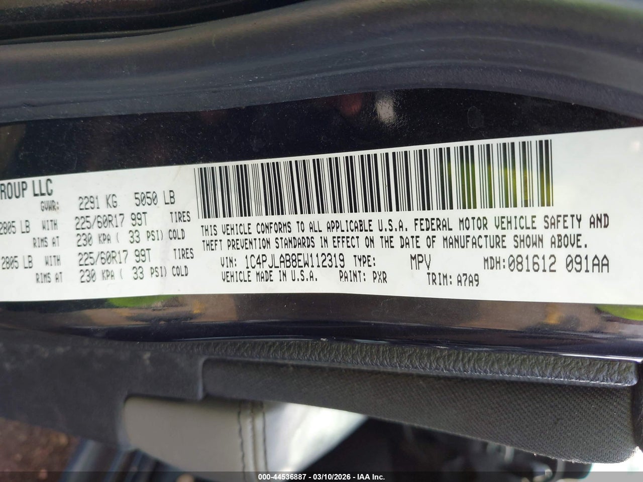 2014 JEEP CHEROKEE SPORT thumbnail 10