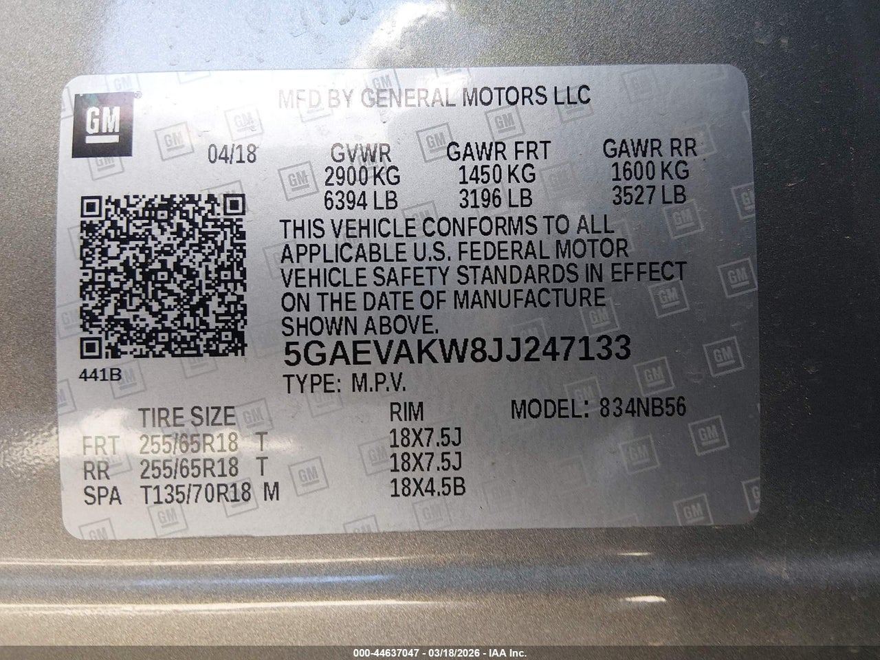 2018 BUICK ENCLAVE ESSENCE thumbnail 10