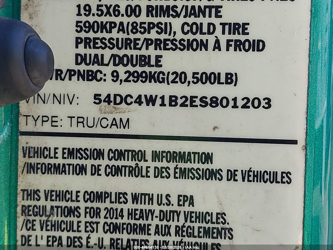 2014 ISUZU NPR GAS REG   thumbnail 10