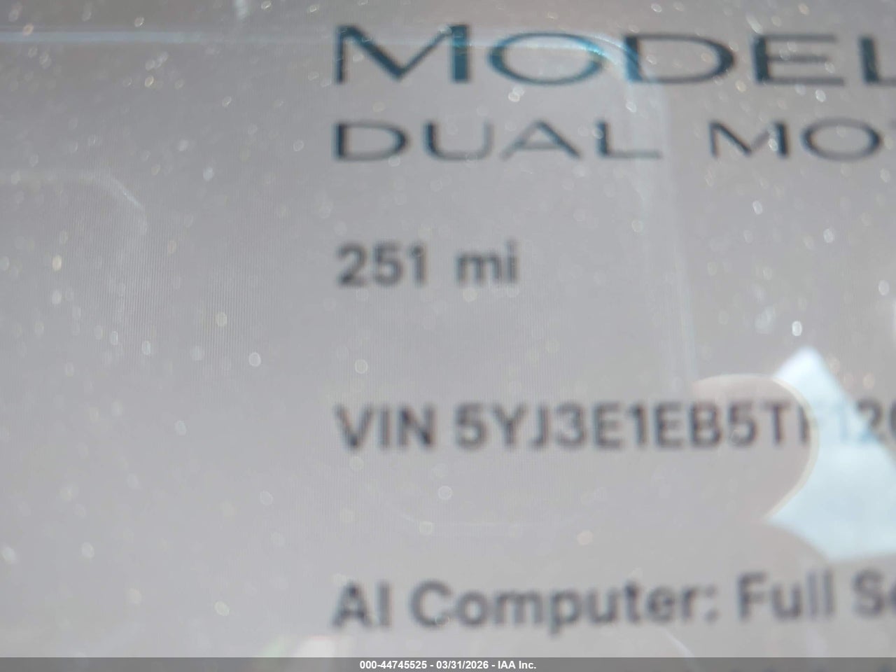 2026 TESLA MODEL 3 PREMIUM ALL-WHEEL DRIVE thumbnail 8