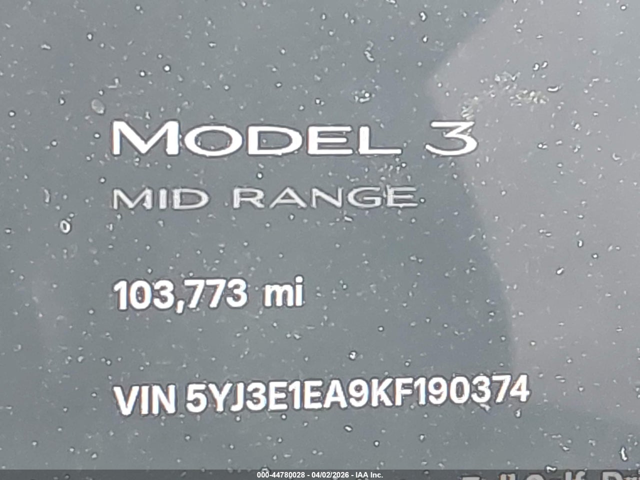 2019 TESLA MODEL 3 LONG RANGE/MID RANGE/STANDARD RANGE/STANDARD RANGE PLUS thumbnail 8