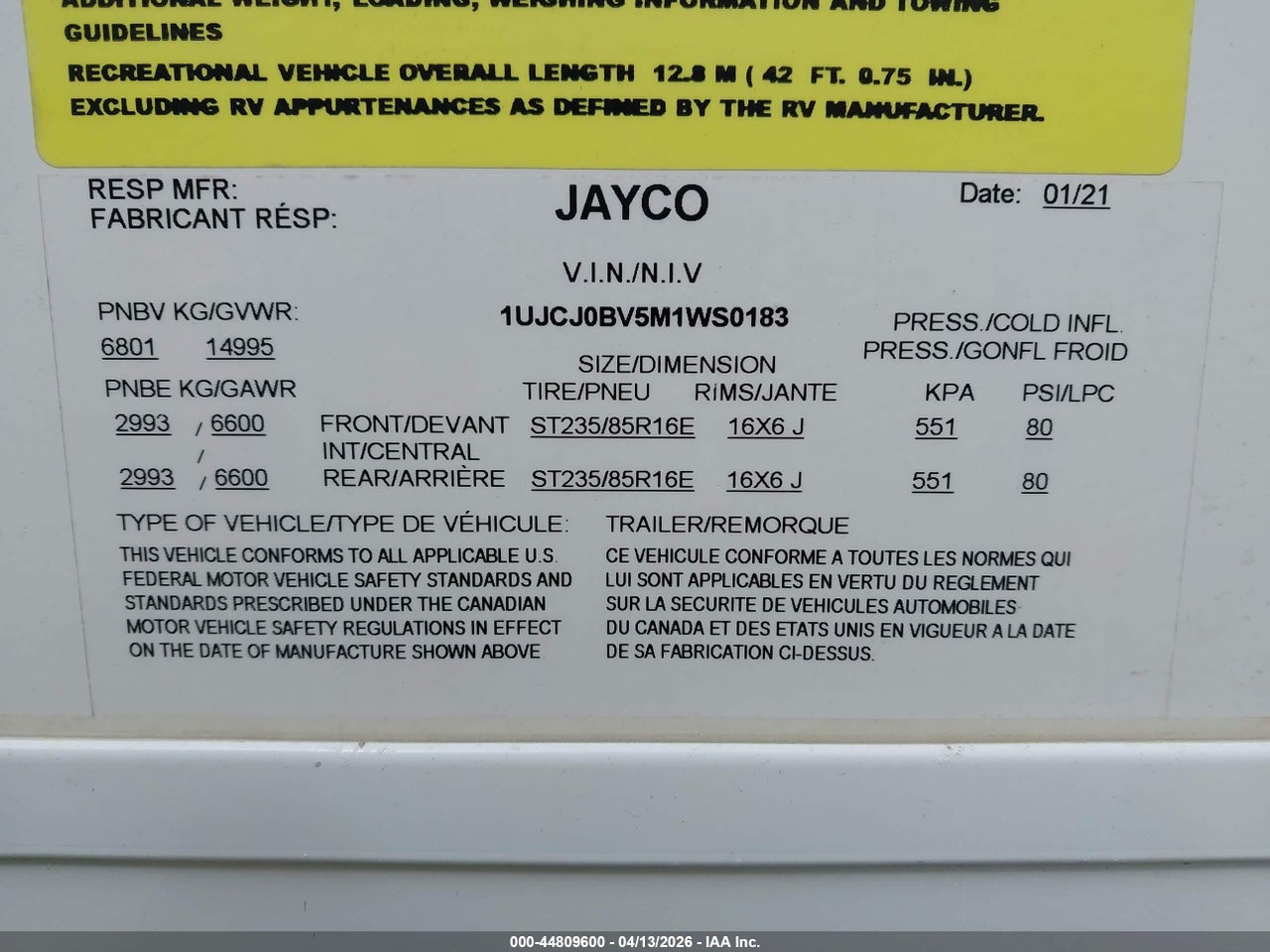 2021 JAYCO CAMPER   thumbnail 10