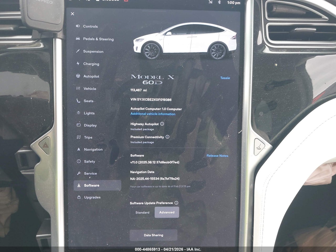 2016 TESLA MODEL X 60D/70D/75D/90D/P100D thumbnail 8