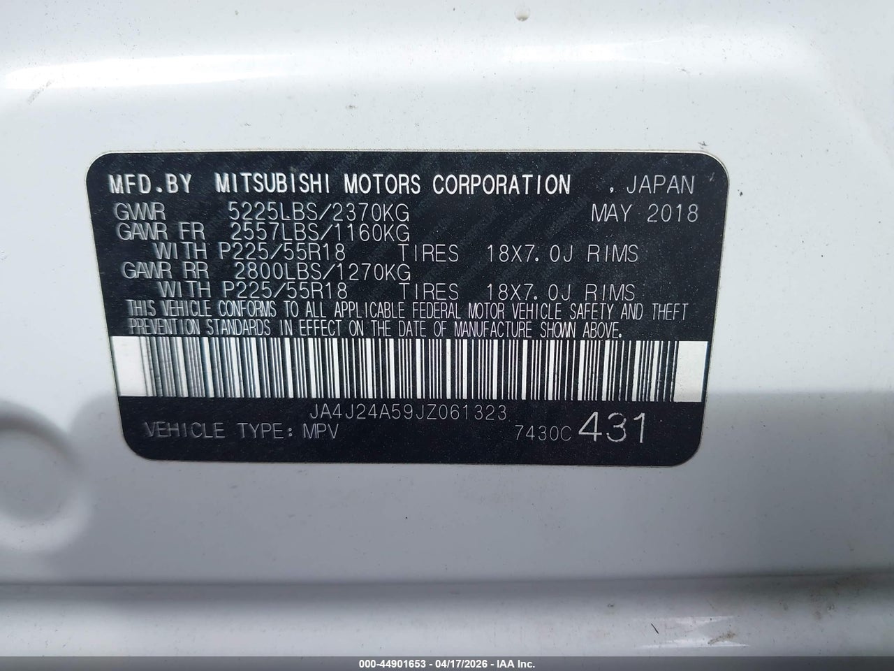 2018 MITSUBISHI OUTLANDER PHEV GT thumbnail 10