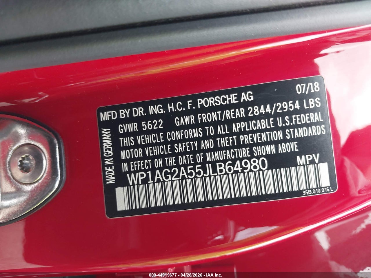2018 PORSCHE MACAN GTS thumbnail 10