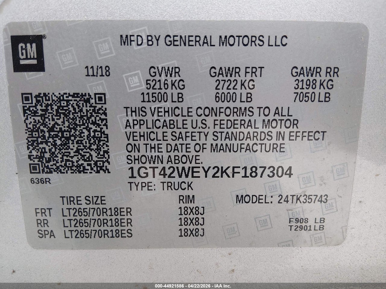 2019 GMC SIERRA 3500HD DENALI thumbnail 10