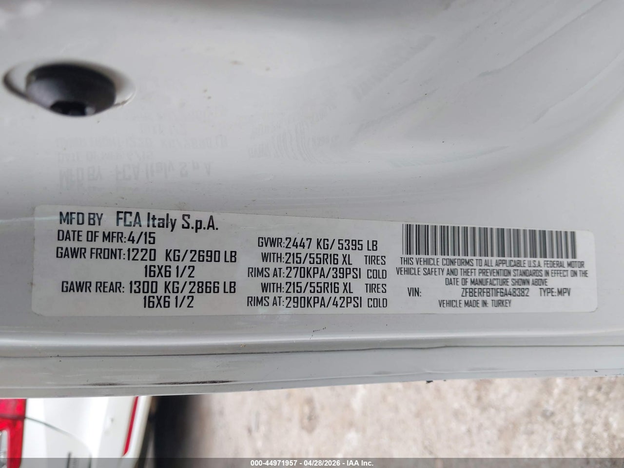 2015 RAM PROMASTER CITY TRADESMAN SLT thumbnail 10