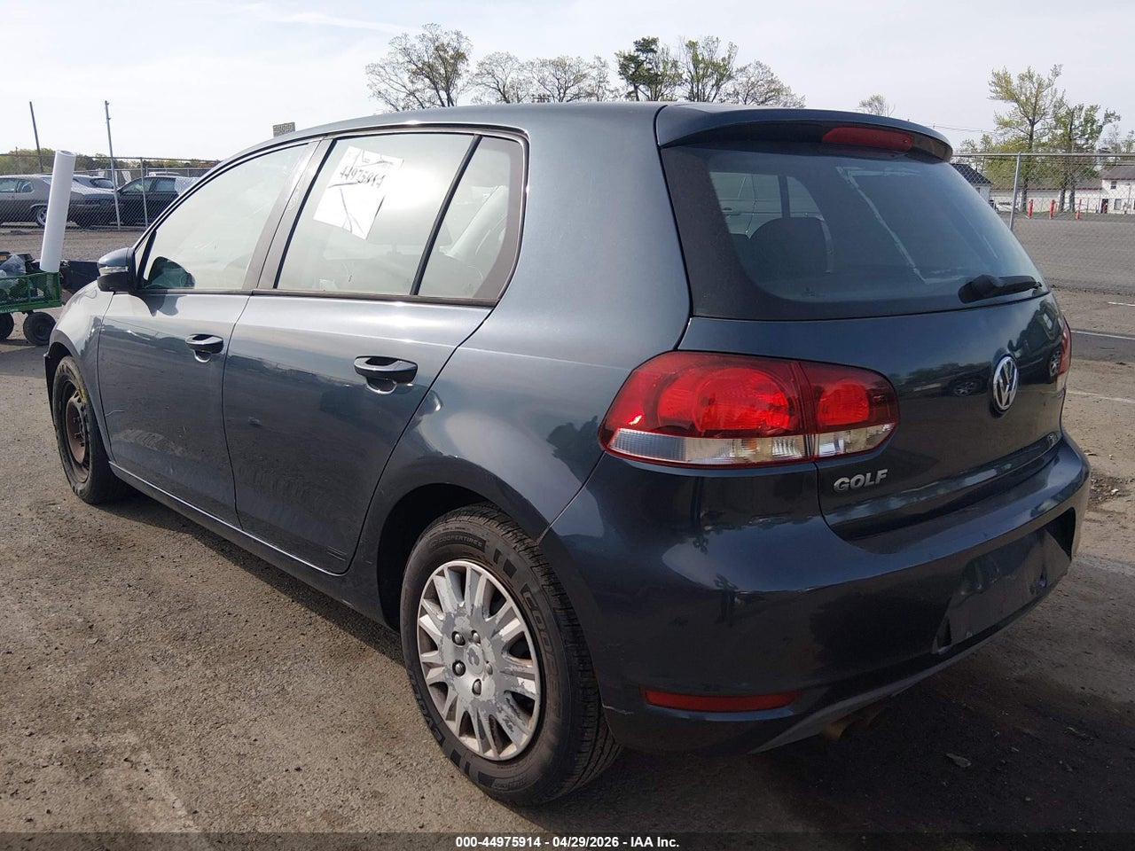 2012 VOLKSWAGEN GOLF 2.5L 4-DOOR thumbnail 4