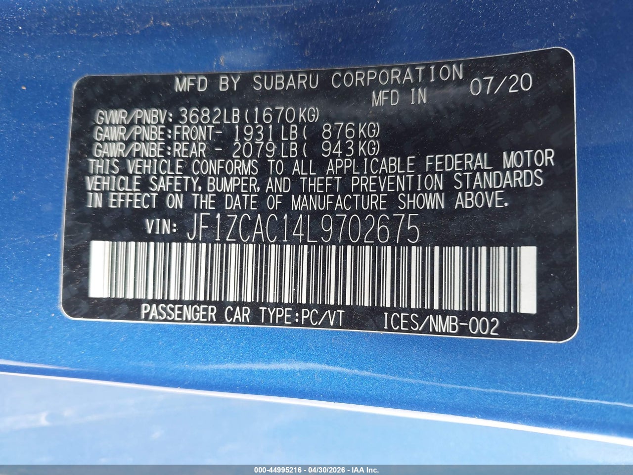 2020 SUBARU BRZ LIMITED thumbnail 10