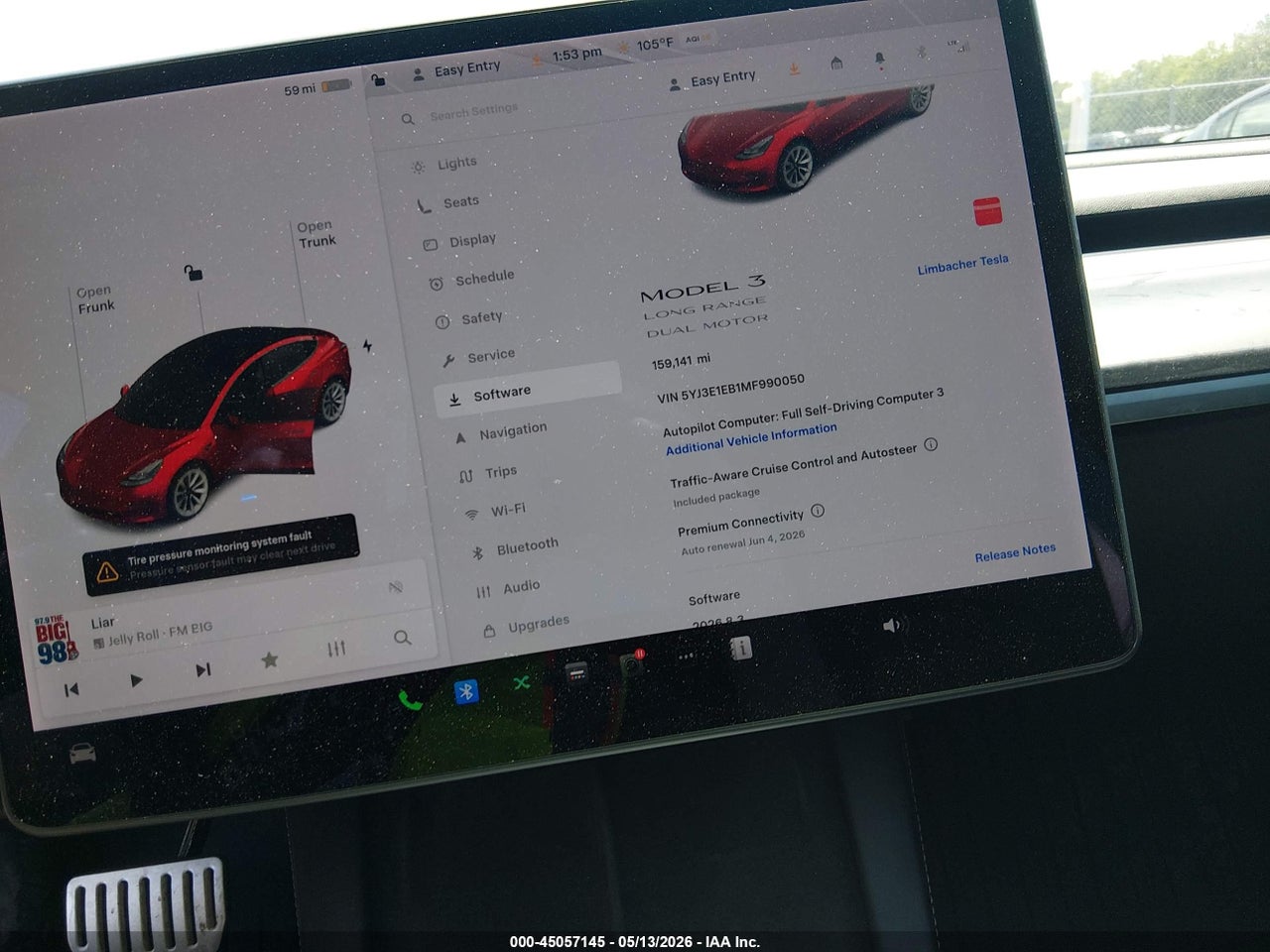 2021 TESLA MODEL 3 LONG RANGE thumbnail 8
